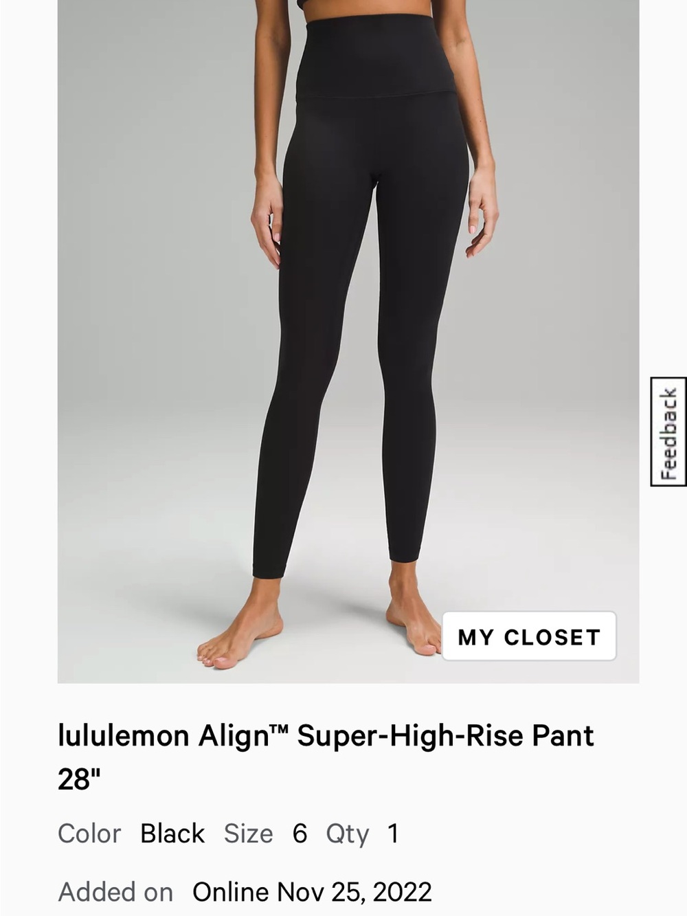 lululemon athletica Align™ High-Rise Leggings - Black